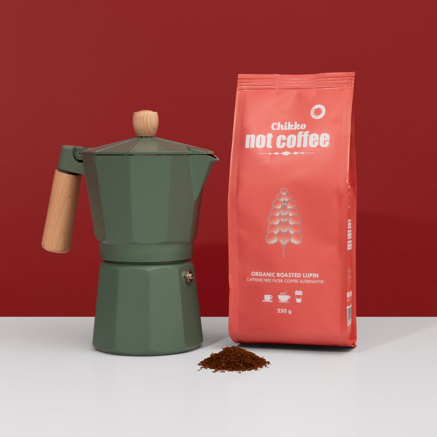 Chikko Not Coffee Organic Roasted Lupine 250 gram