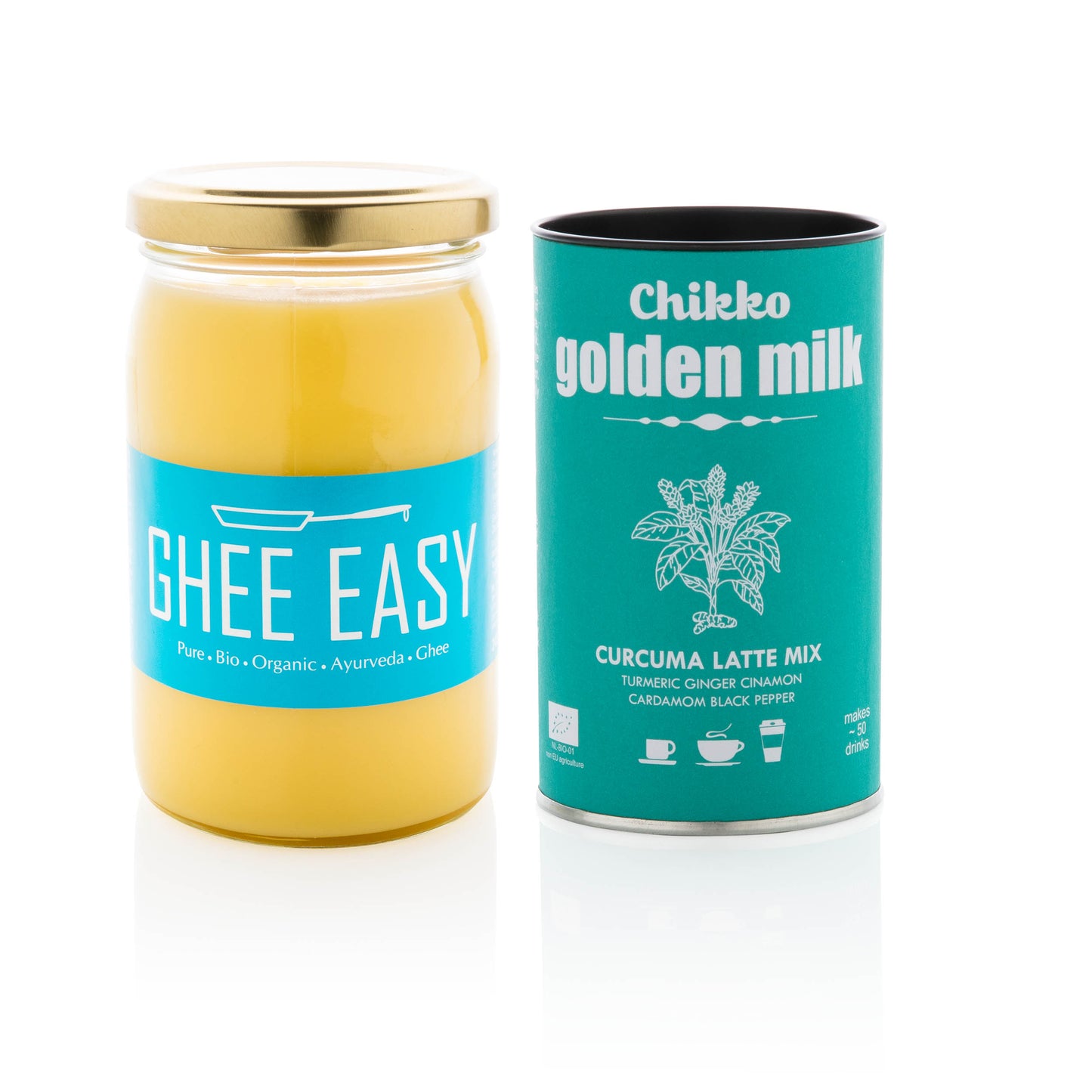 Combo Pack Natural Ghee 245 Gramm + Goldene Milch